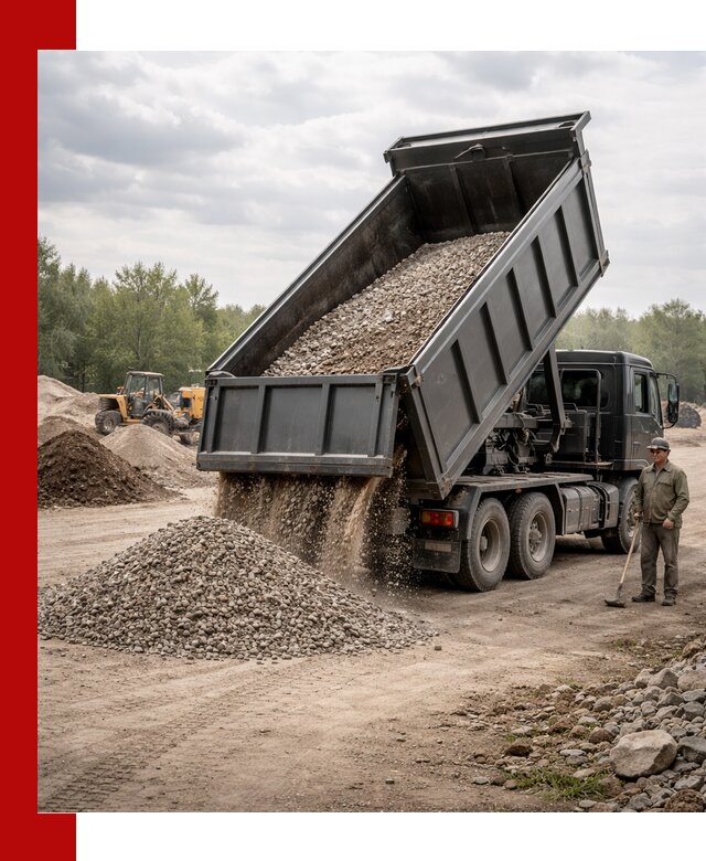 Доставка самосвалом 30 м3 по выгодным ценам в Владимире