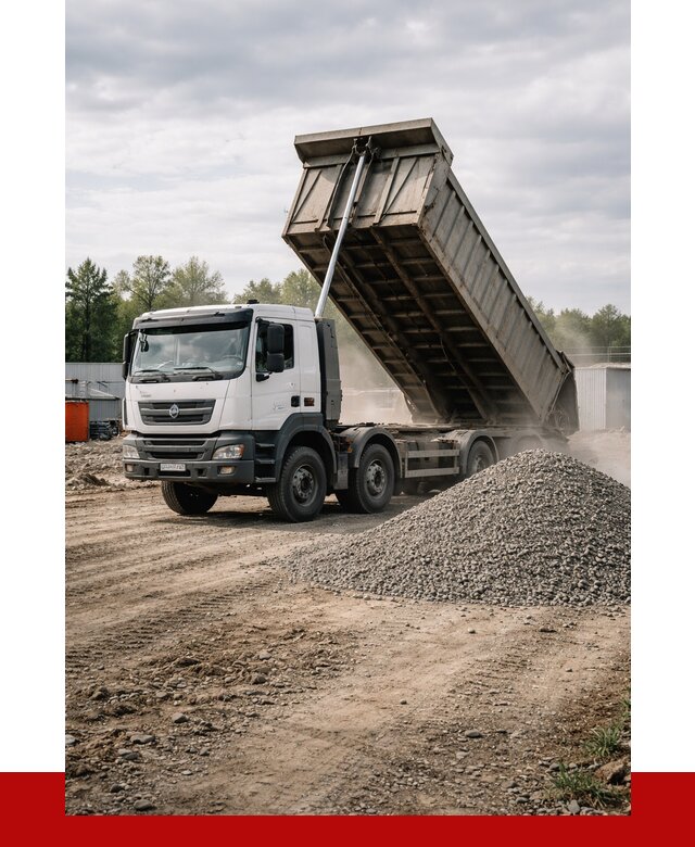 Доставка самосвалом 40 кубов в Владимире от 9338 р. | ПРОНЕРУДВдм