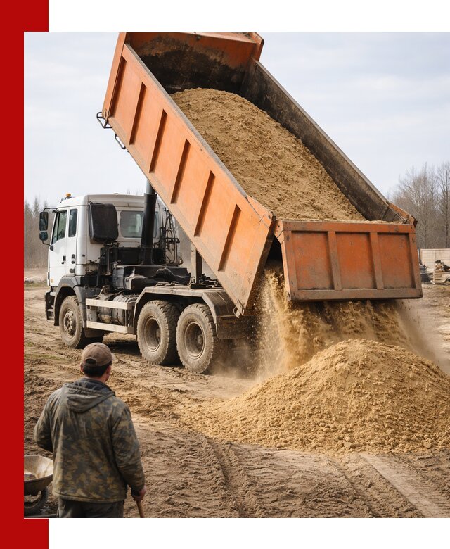 Аренда самосвала 20 тонн для перевозки грузов в Владимире