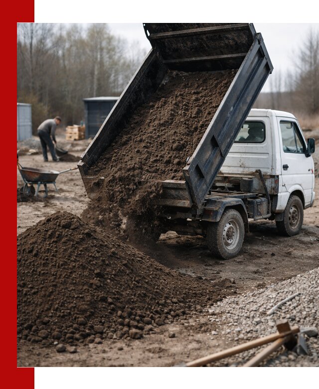 Аренда минисамосвала в Владимире для доставки сыпучих материалов