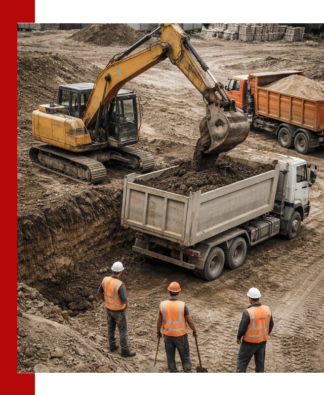 Разработка грунта для строительства и благоустройства в Владимире