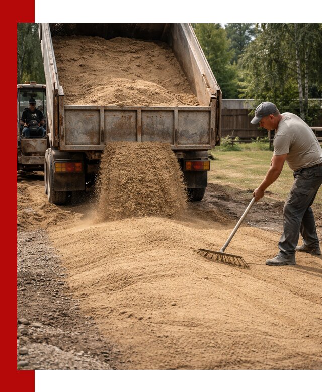 Отсыпка участка песком в Владимире быстро и качественно