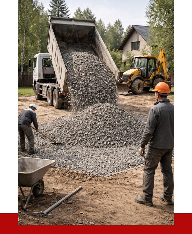 Отсыпка участка щебнем в Владимире от 6744 р. ПРОНЕРУДВдм