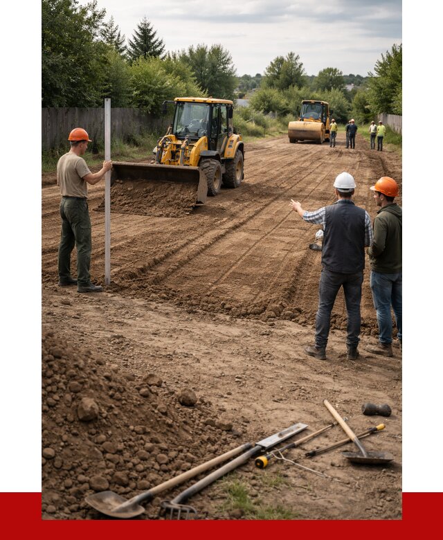 Планировка участка грунтом в Владимире от 4669 р ПРОНЕРУДВдм