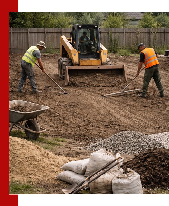 Выравнивание участка под строительство и благоустройство в Владимире
